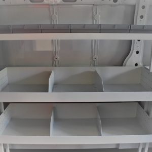 Rolacase Van Storage System Shelf Bin Divider, For Use with Rolacase Van Storage System Shelf Part Numbers RSSHL/126/ RSSHL/86, Set of 4 – RSSHL/D/6S