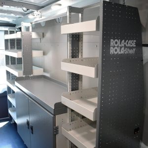 Rolacase Van Storage System Workbench, Series 12, 49-5/8 Inch Length X 19-11/16 Inch Width X 2-3/16 Inch Height, Powder Coated, Gray – RSWB/120
