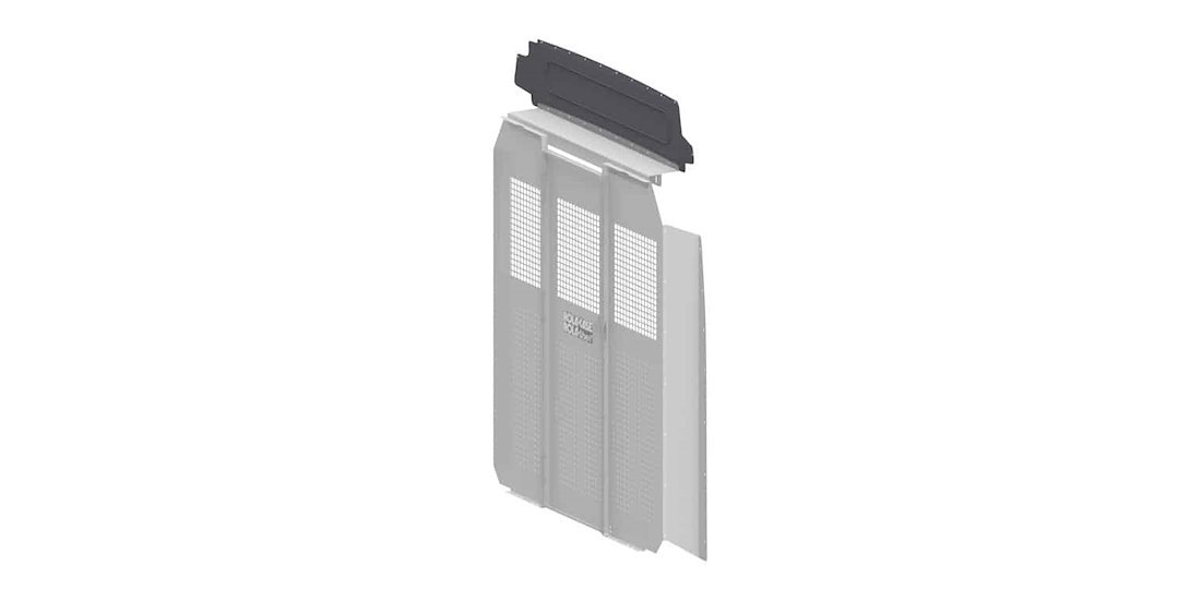 Rolacase Bulkhead Divider Header Panel, For Rolacase Bulkhead Divider Part Number RSCGBMS144170SH21, Gray – RSCGBHPMS144170H21