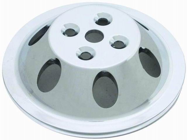 Racing Power Water Pump Pulley, For Use with Rpc Pulley Kit Number R8702, Short Pump, Single Groove, Polished Aluminum – R9478POL