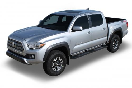 Raptor Series Running Board, OEM, Textured, Black, Aluminum, Unlighted, Rocker Panel Mount – 1704-0378BT