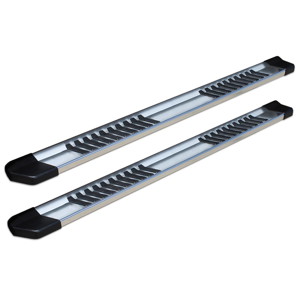 Raptor Series Running Board, Slide Track – OEM Style, Brushed, Aluminum, Unlighted, Rocker Panel Mount – 1707-0589