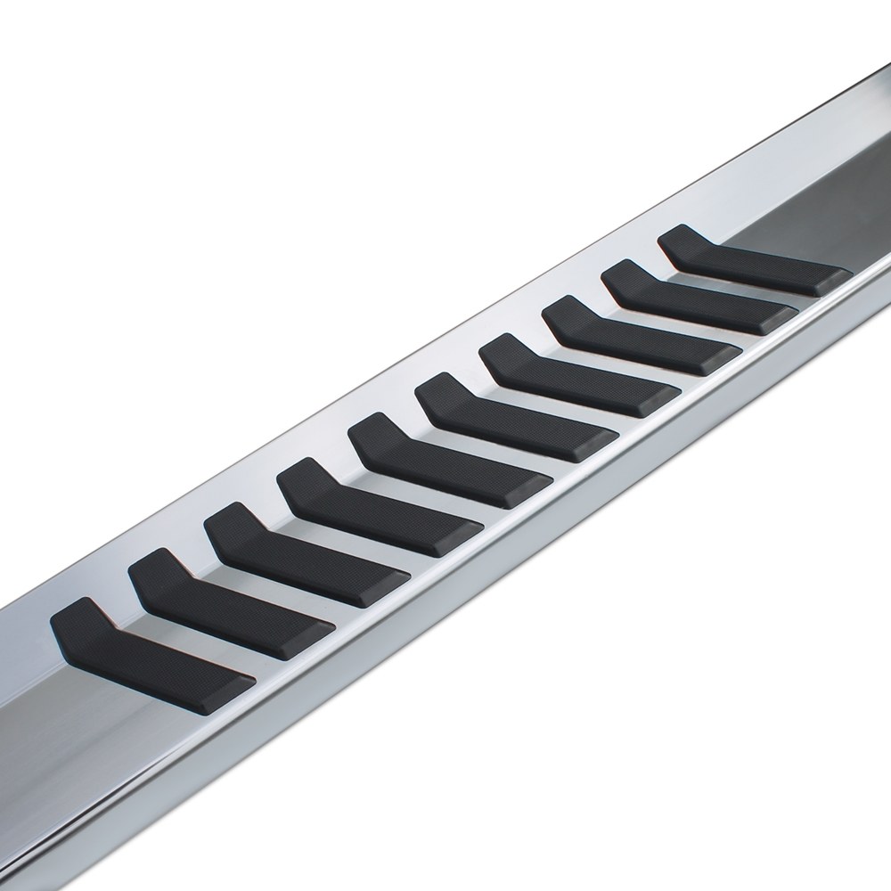 Raptor Series Running Board, Slide Track – OEM Style, Brushed, Aluminum, Unlighted, Rocker Panel Mount – 1707-0589