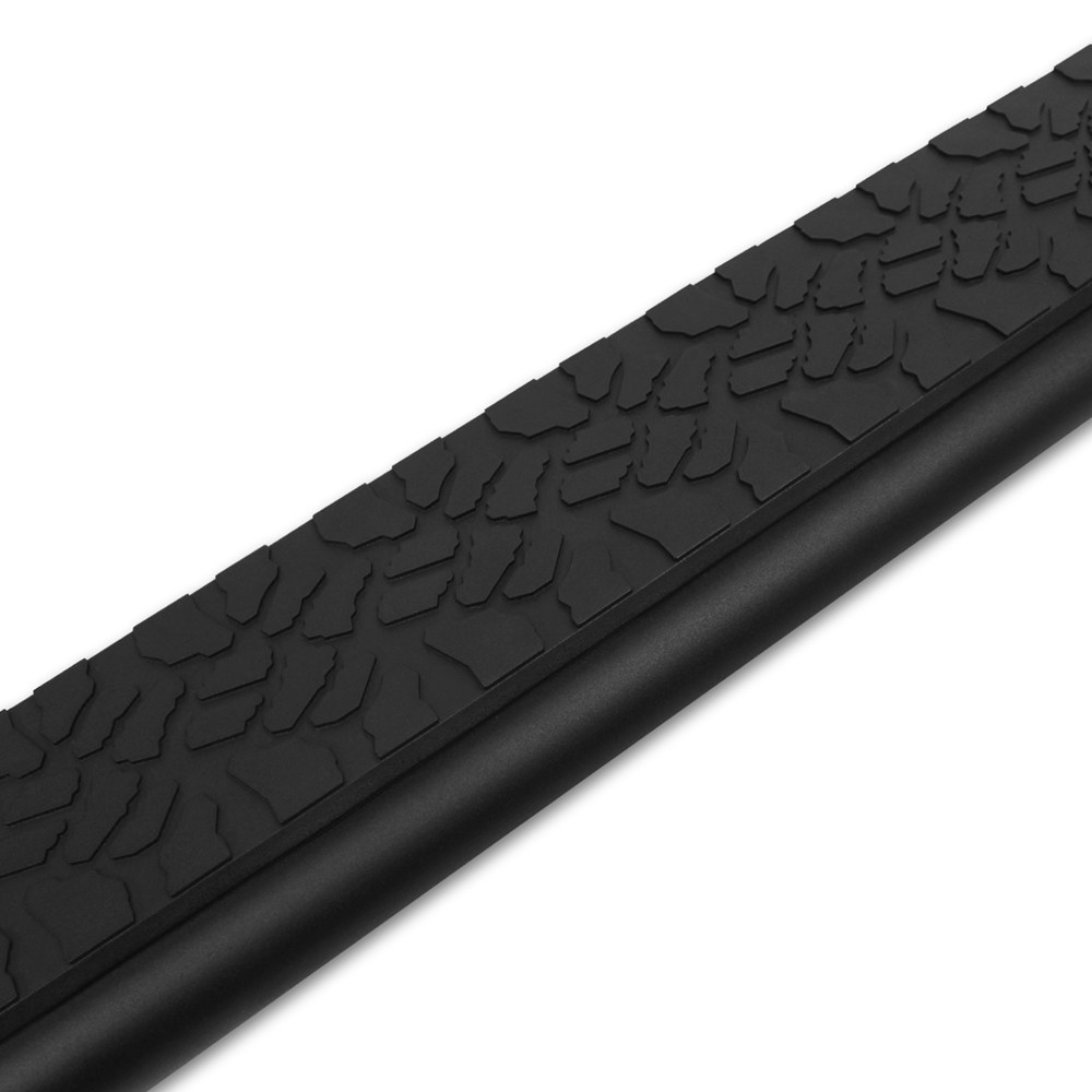 Raptor Series Running Board, Tread Step, Textured, Black, Aluminum, Unlighted, Rocker Panel Mount – 1904-0132BT