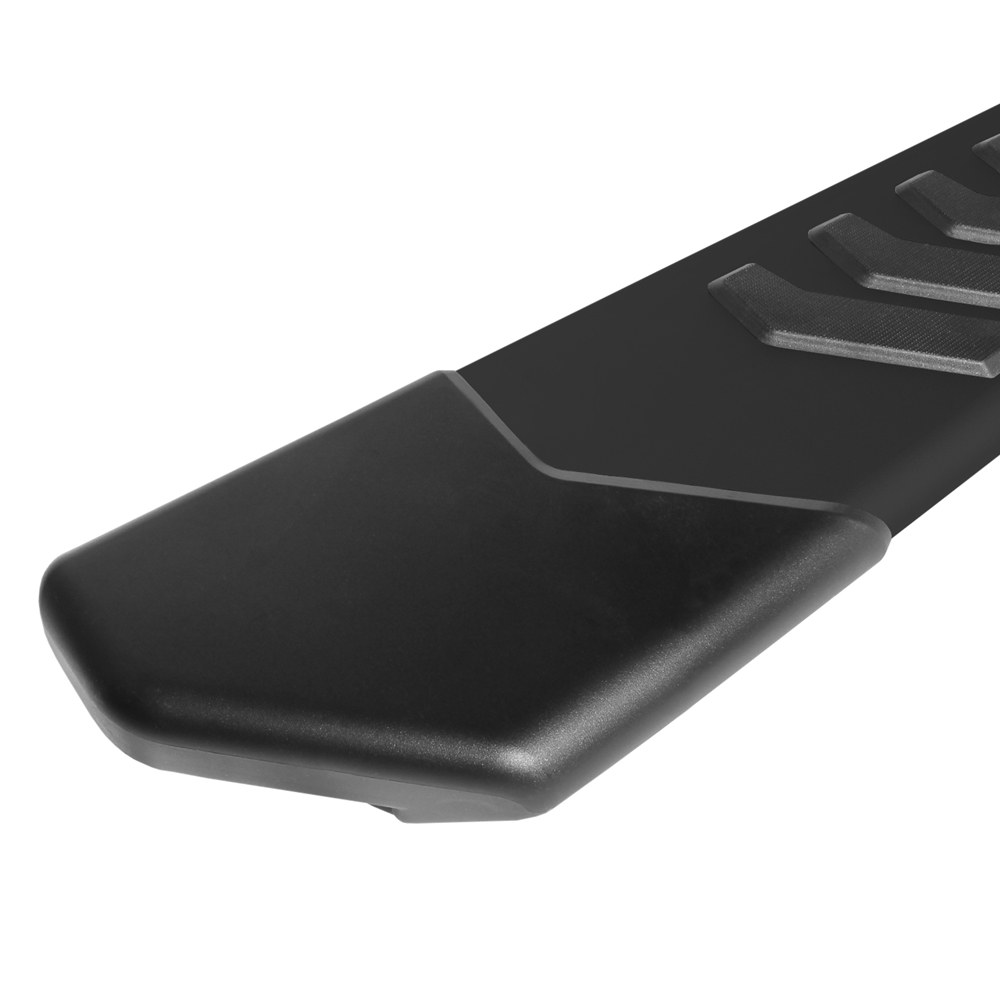 Raptor Series Running Board, Slide Track – OEM Style, Textured, Black, Aluminum, Unlighted, Rocker Panel Mount, With Full Length Tread – 2201-0174BT