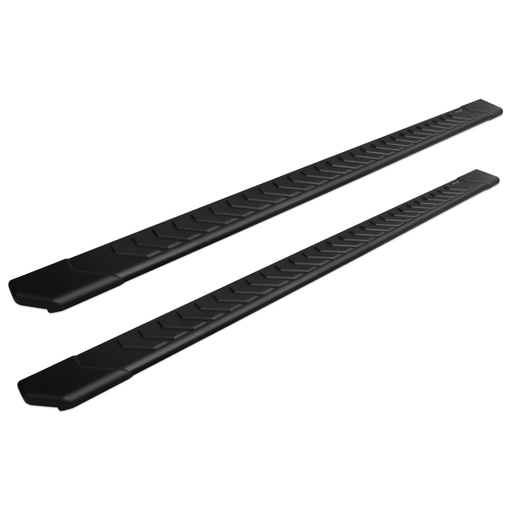 Raptor Series Running Board, Slide Track – OEM Style, Textured, Black, Aluminum, Unlighted, Rocker Panel Mount, With Full Length Tread – 2204-0132BT
