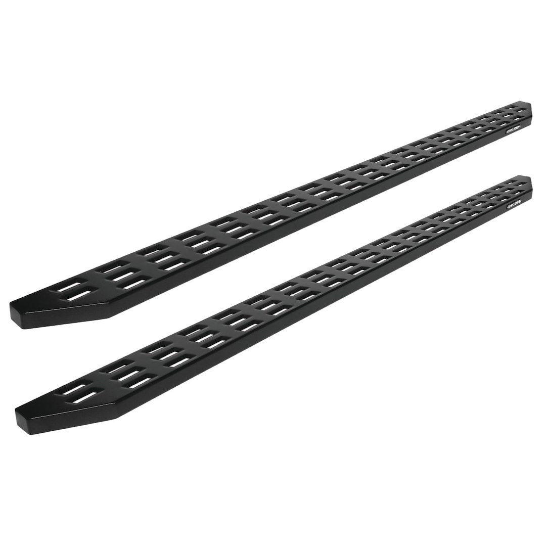 Raptor Series Running Board, Slide Track – Sport Step, Textured, Black, Aluminum, Unlighted, Rocker Panel Mount – 2301-0052BT
