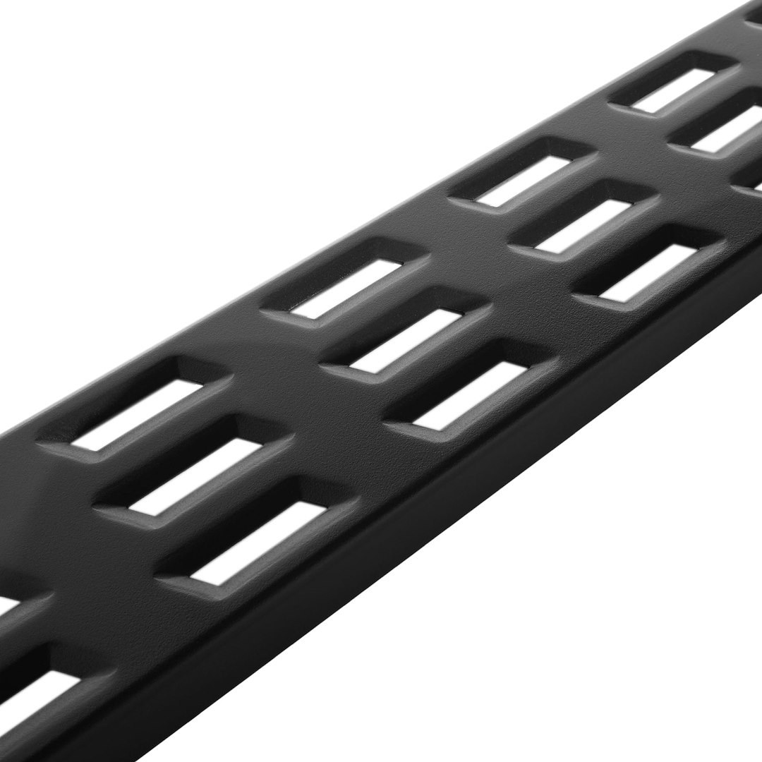 Raptor Series Running Board, Slide Track – Sport Step, Textured, Black, Aluminum, Unlighted, Rocker Panel Mount – 2301-0342BT