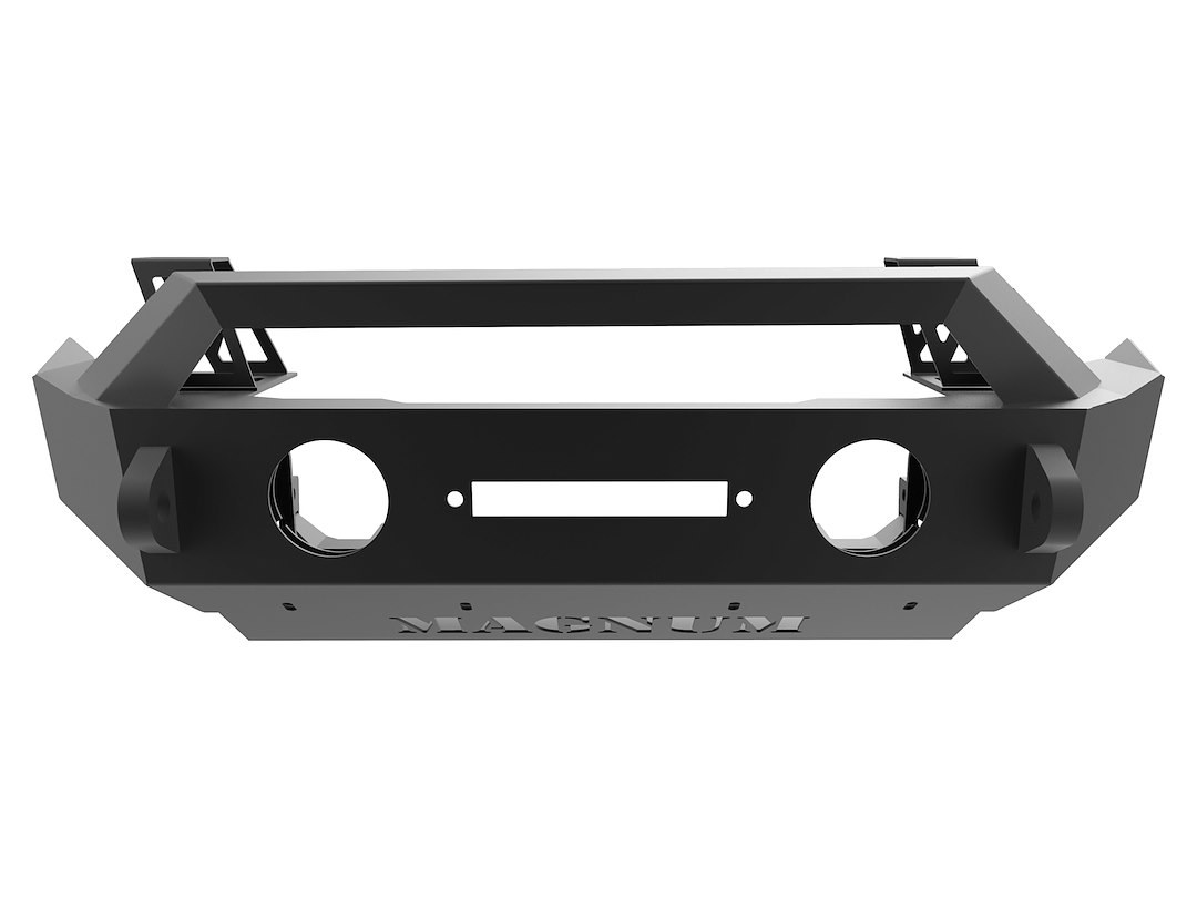 Raptor Series Bumper, Magnum Rt, One Piece Design, Mounting Hardware Included, With Rt Light Bar Mount/ Push Bar, With Winch Mount – FBM21JPN-RT