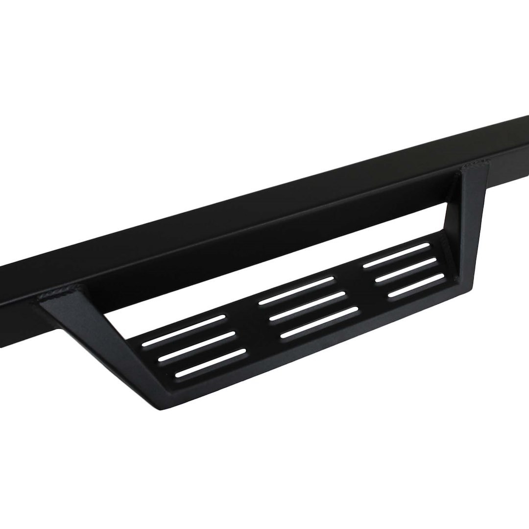 Raptor Series Nerf Bar, Magnum Rt Gen 2, With Drop Down Steps, Powder Coat, Textured Black, Steel, Rocker Panel Mount – GTS83TY