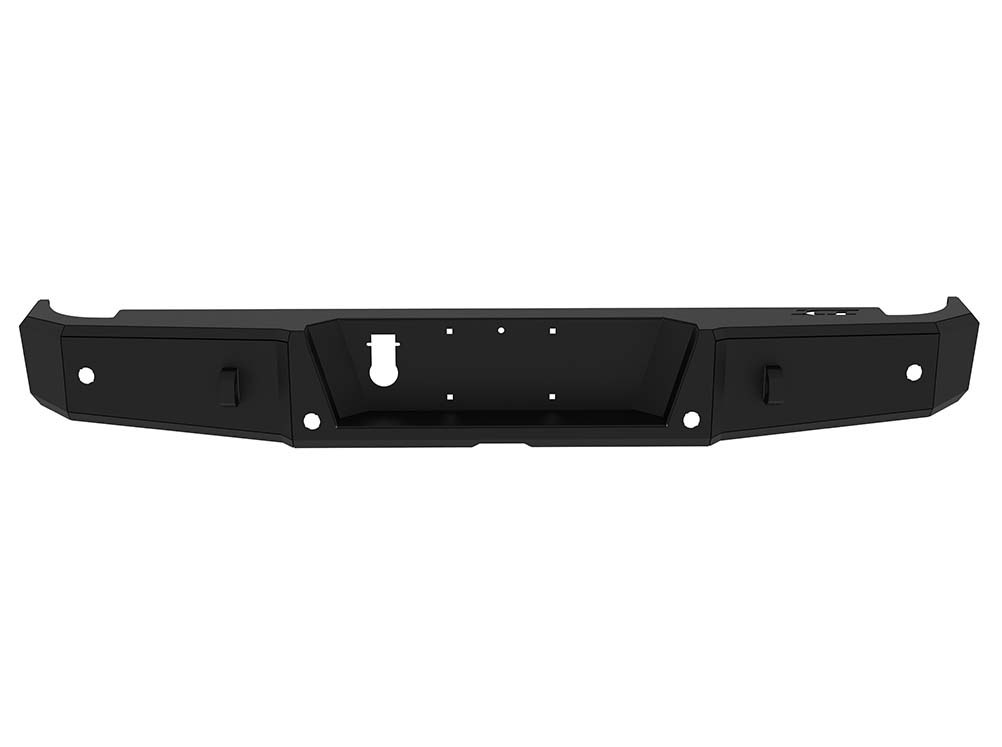 Raptor Series Bumper, Magnum Rt, One Piece Design, Mounting Hardware Included, With Tow Hooks, Without Light Cutouts – RBM06JPN