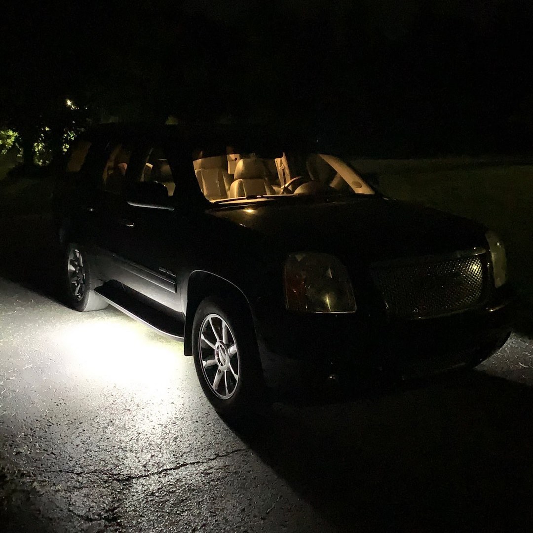 Raptor Series Running Board Light Kit, LED, White, With 4 Light Strips/ Wiring Harness – UNV-LED-LIGHT-KIT-WHITE