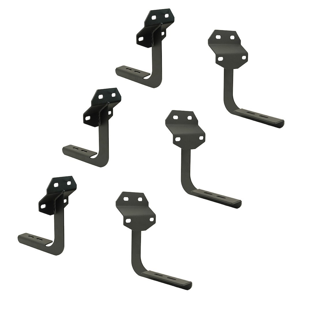 Raptor Series Running Board Component, Component for Raptor Series Part Numbers 2475-0301BT/ 2486-0301BT, Mounting Kit – WS-0301-BK