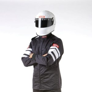 Racequip Racing Apparel, 121 Series, Jacket, Large, Sfi 3.2A/5 Rated, Thermal Protective Performance 25, Black – 121005