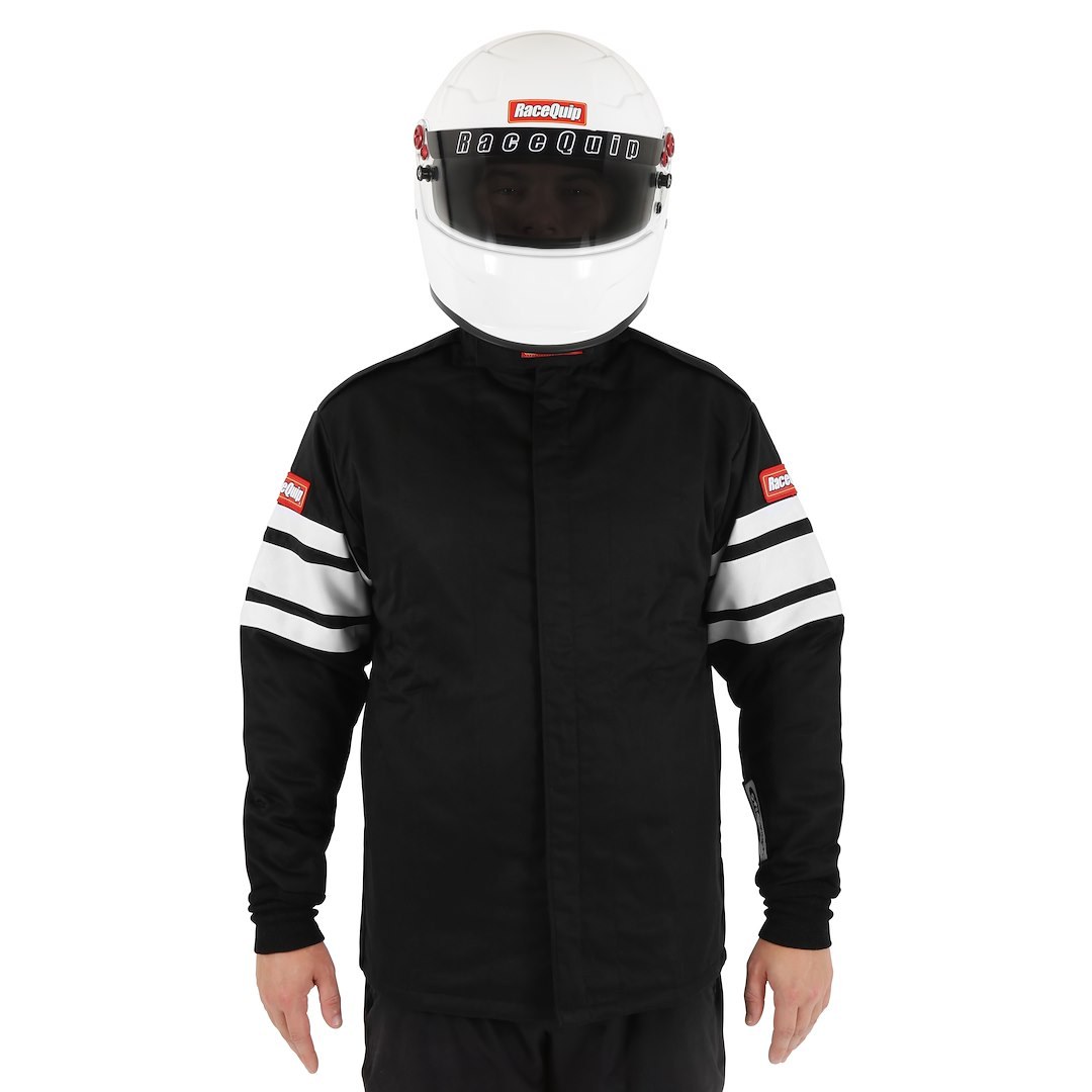 Racequip Racing Apparel, 121 Series, Jacket, Extra Large, Sfi 3.2A/5 Rated, Thermal Protective Performance 25, Black – 121006