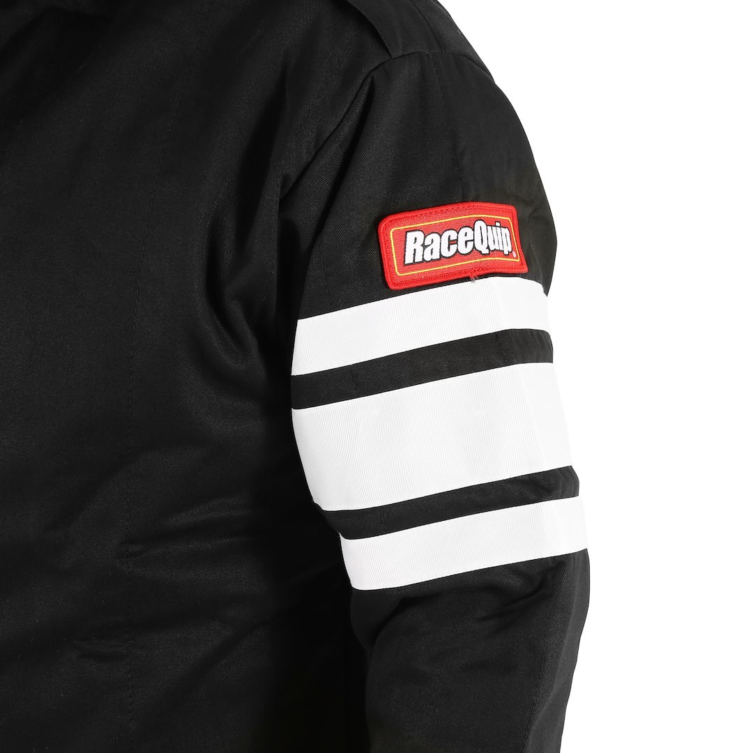 Racequip Racing Apparel, 121 Series, Jacket, 2 Extra Large, Sfi 3.2A/5 Rated, Thermal Protective Performance 25, Black – 121007