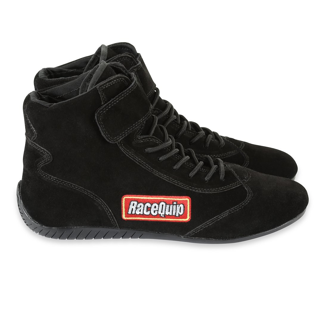 Racequip Racing Apparel, 303 Series, Shoe, Us Size 10, Sfi 3.3/5 Rated, Black – 30300100