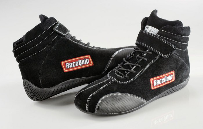 Racequip Racing Apparel, 305 Euro Series, Shoe, Us Size 6.5, Sfi 3.3/5 Rated, Black – 30500065