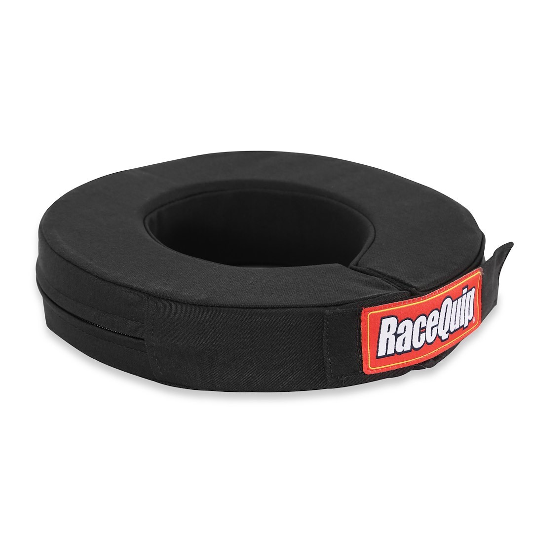 Racequip Neck Support, Non Sfi Rated, Fire Retardant Foam/ Woven Frc Cover, Large, Black, Velcro Closure – 333003