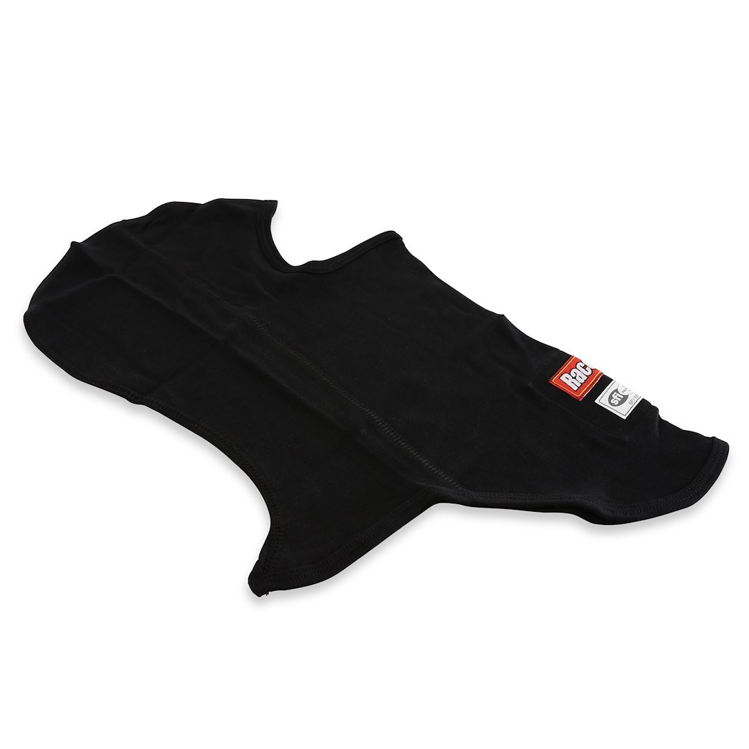 Racequip Racing Apparel, Single Layer Hood, Sfi 3.3 Rated, Black, Nomex, Fire Retardant – 433991