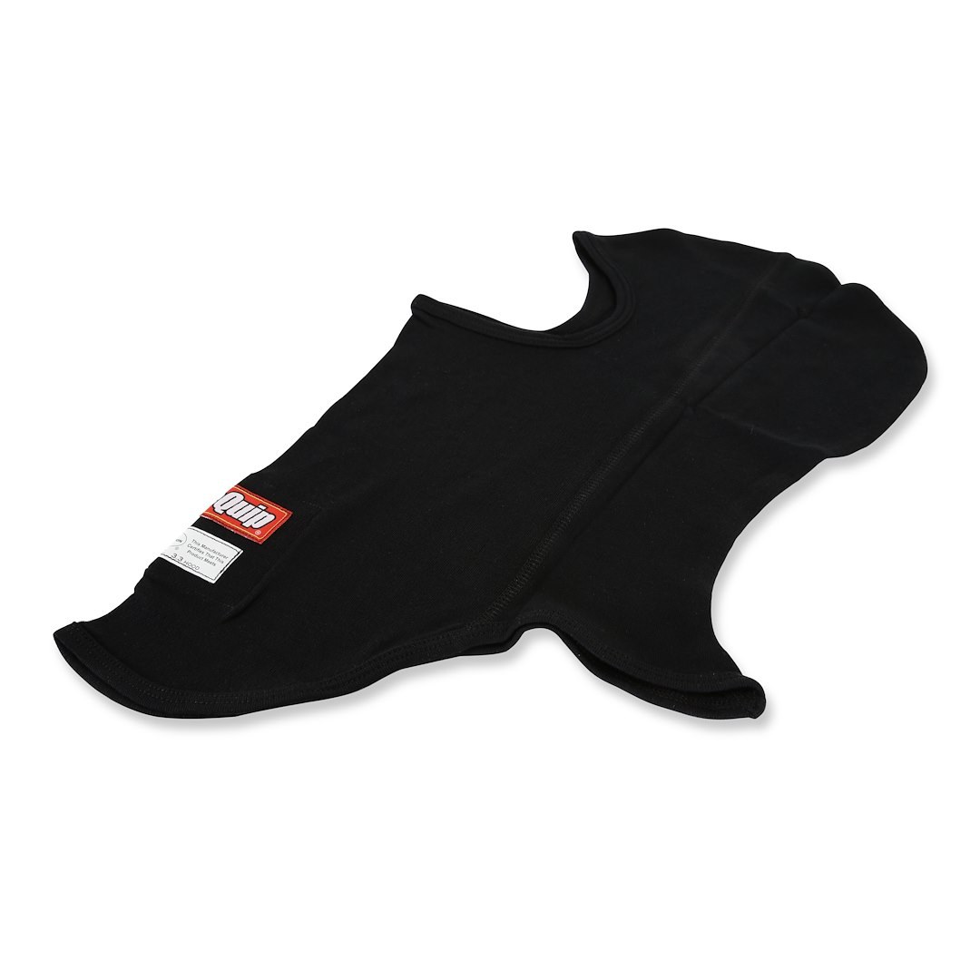 Racequip Racing Apparel, Single Layer Hood, Sfi 3.3 Rated, Black, Nomex, Fire Retardant – 433991