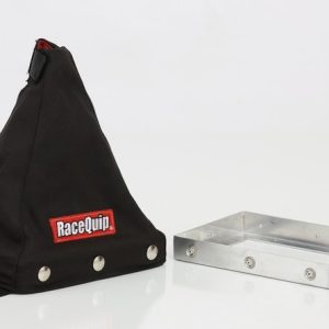 Racequip Shifter Boot, Universal with Rectangle Base, 7-1/2 Inch Length X 5-1/2 Inch Width Frame/ 9 Inch Overall Height, Black – 871003