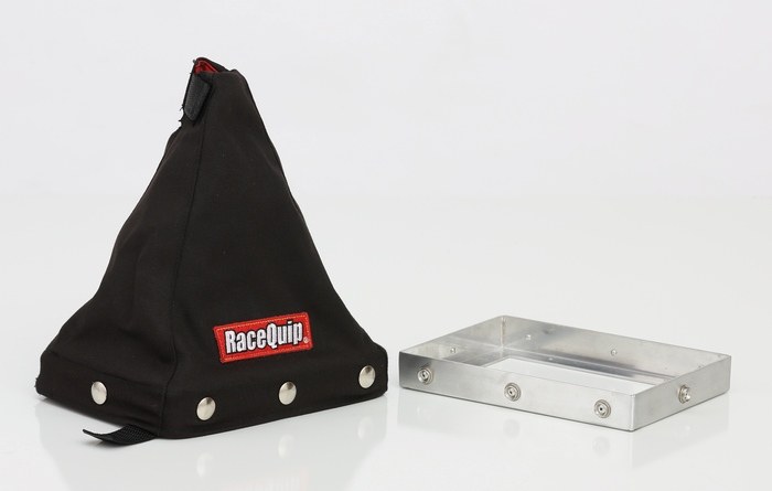 Racequip Shifter Boot, Universal with Rectangle Base, 7-1/2 Inch Length X 5-1/2 Inch Width Frame/ 9 Inch Overall Height, Black – 871003