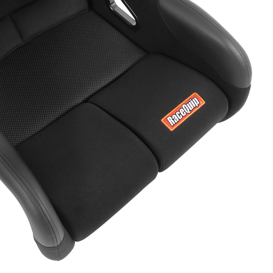 Racequip Seat, Front, Non-Reclining, Racing, Black, Velvet Fabric Cover/ Gelcoat Frp Composite Shell, With Molded Headrest – 96775579