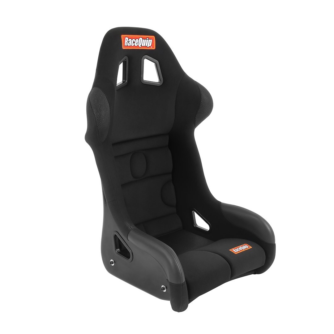Racequip Seat, Front, Non-Reclining, Racing, Black, Velvet Fabric Cover/ Gelcoat Frp Composite Shell, With Molded Headrest – 96775579