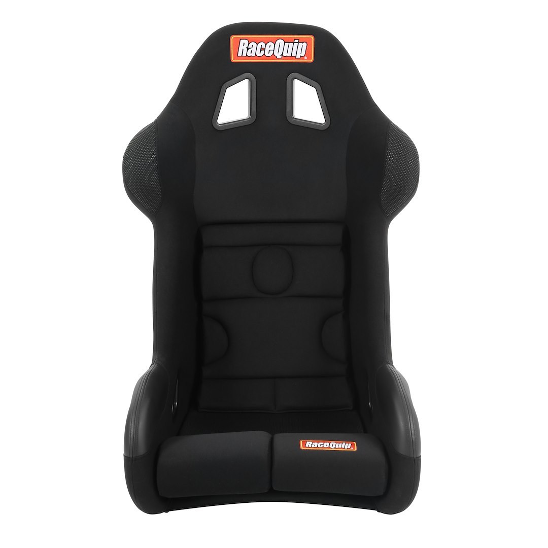 Racequip Seat, Front, Non-Reclining, Racing, Black, Velvet Fabric Cover/ Gelcoat Frp Composite Shell, With Molded Headrest – 96886689