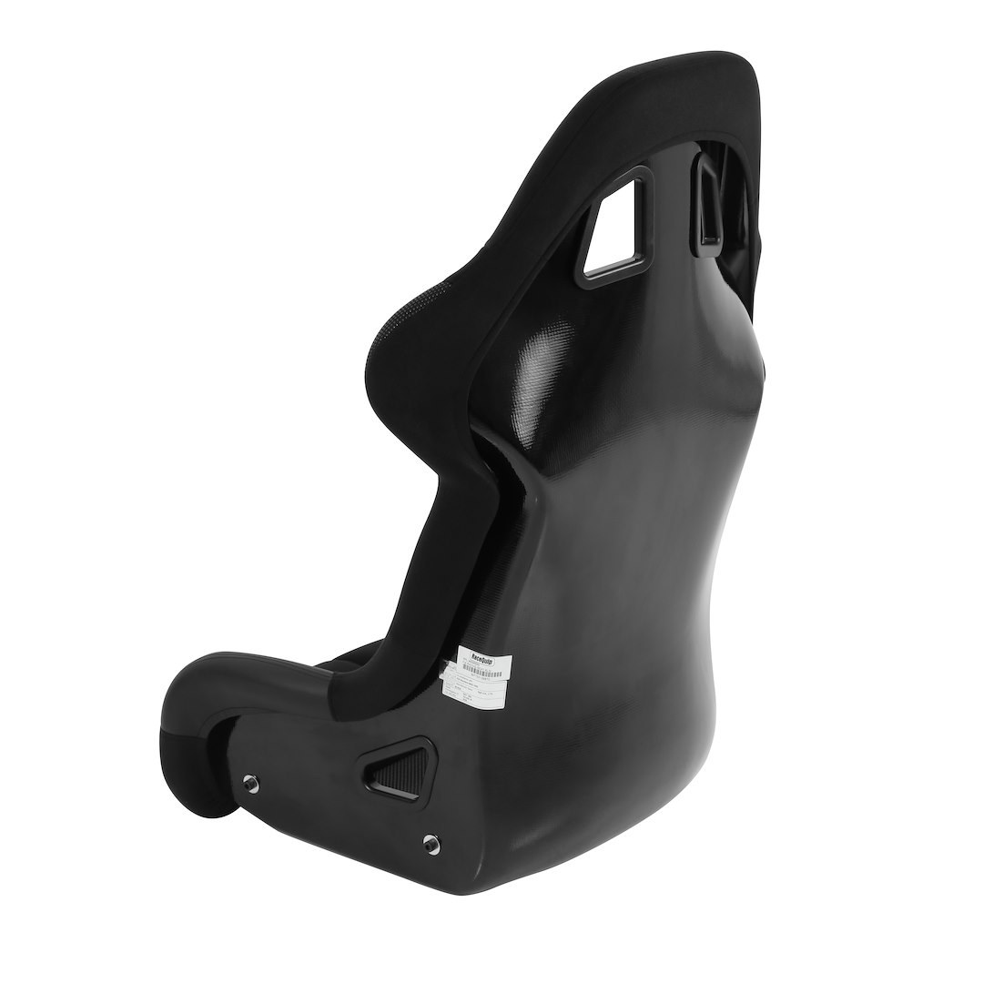 Racequip Seat, Front, Non-Reclining, Racing, Black, Velvet Fabric Cover/ Gelcoat Frp Composite Shell, With Molded Headrest – 96886689