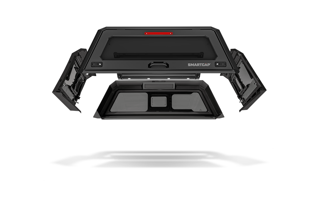 RSI North America Truck Cap, Evo Sport, Na Edition – 1 Piece Roof/ 2 Box Kit, Modular Design – EV1005-MB