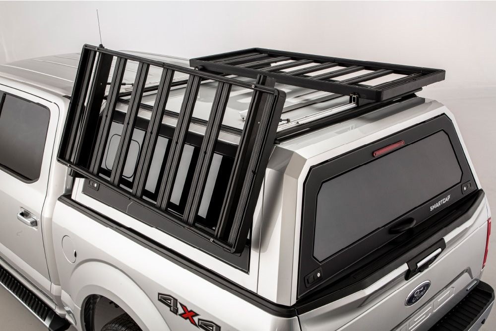 RSI North America Truck Cap Roof Rack Platform, Drop Rack, For Use with Rsi Smartcap, 770 Pound Load Capacity, Left Side Drop Down – SA010101