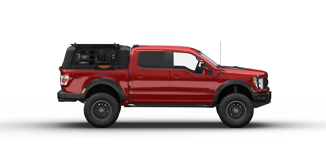RSI North America Truck Cap Kitchen, Kitchen-Bin, Use with Rsi Caps on Full Size Trucks, Right Side Mount – SA0804