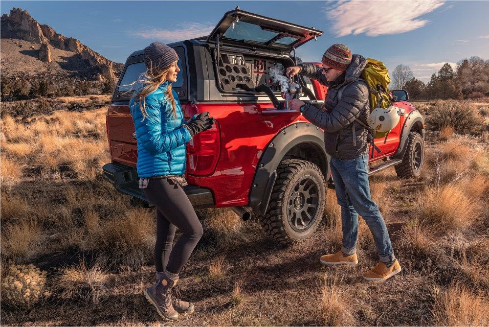 RSI North America Truck Cap Kitchen, Kitchen-Bin, Use with Rsi Caps on Full Size Trucks, Right Side Mount – SA0808