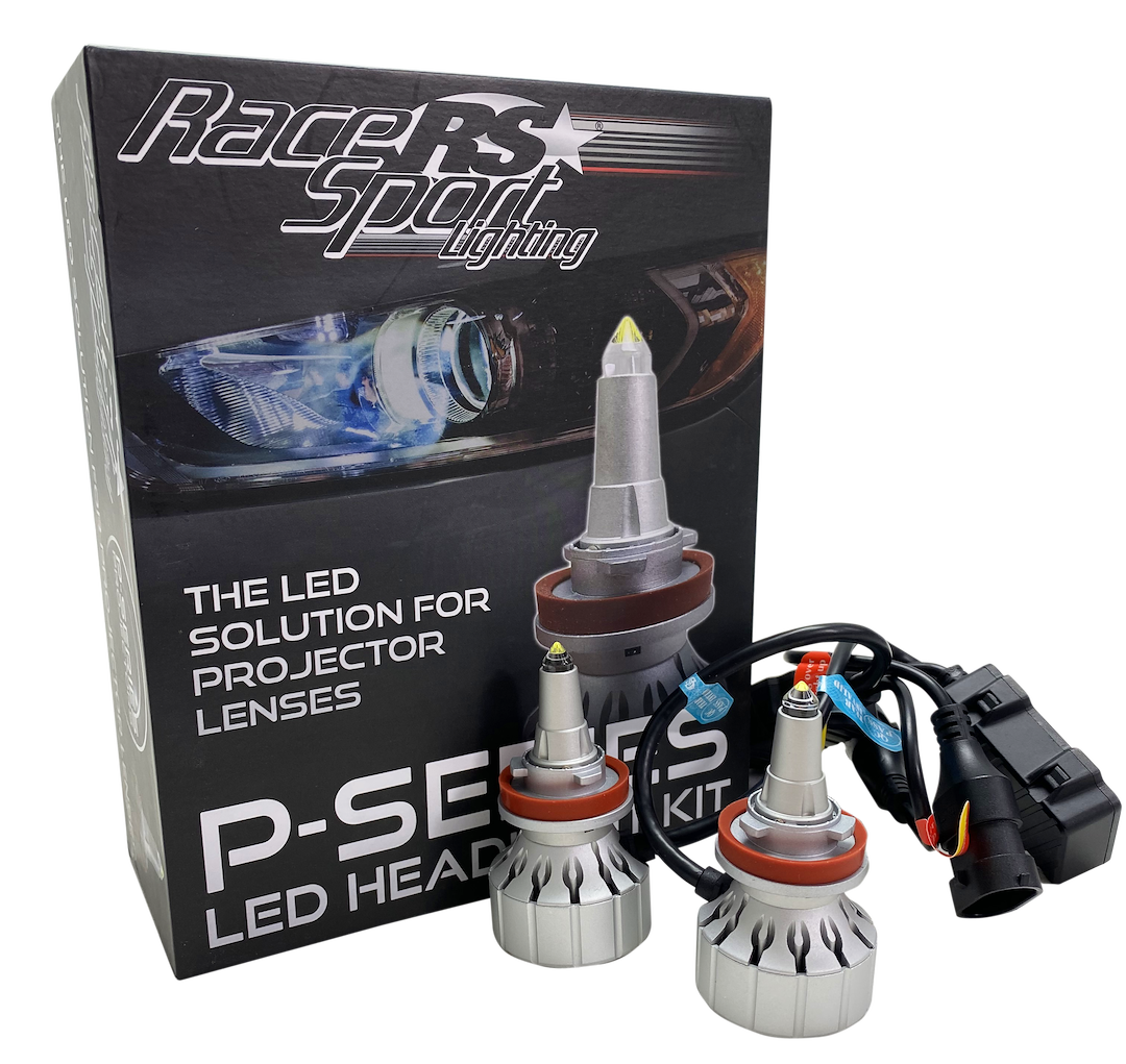 Race Sport Lighting Headlight Conversion Kit, P-Series, 9005 Cree LED Bulb, 60 Watt, 12 Volt DC, 360 Degree True Beam Angle – 1007524