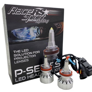 Race Sport Lighting Headlight Conversion Kit, P-Series, H1 Cree LED Bulb, 60 Watt, 12 Volt DC, 360 Degree True Beam Angle, 13548 Raw Lumens – 1007718