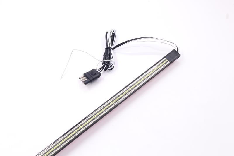Race Sport Lighting Tailgate Light – LED, 60 Inch Light Bar, Clear Lens, Red Brake/ Red Running/ White Reverse/ Amber Turn Signal – RS120060