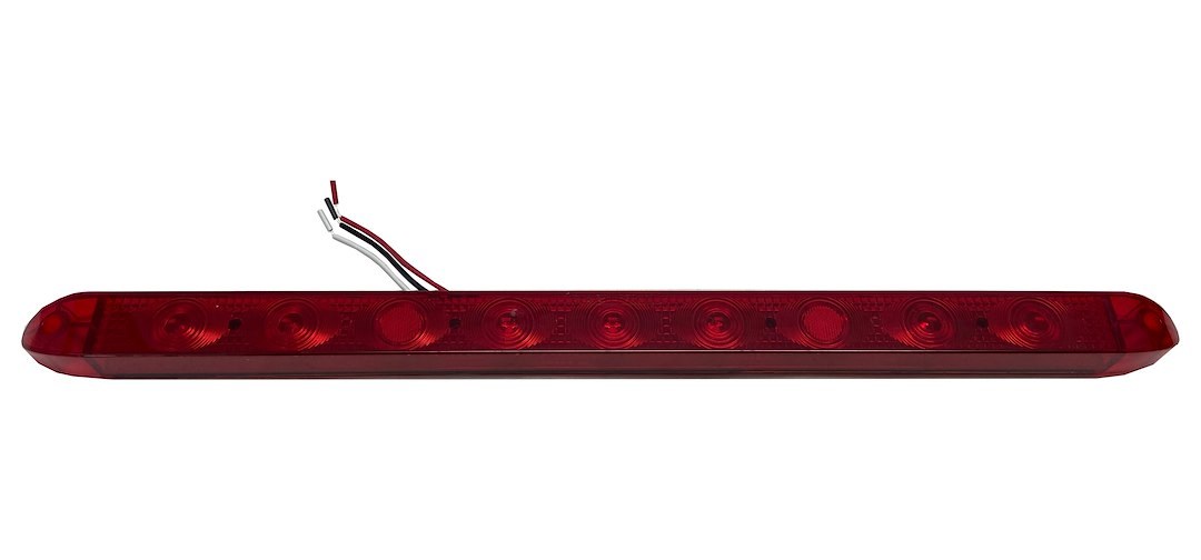 Race Sport Lighting Tailgate Light – LED, 17 Inch Light Bar, Red Lens, Red Brake Signal, Red Housing – RS-17-RED