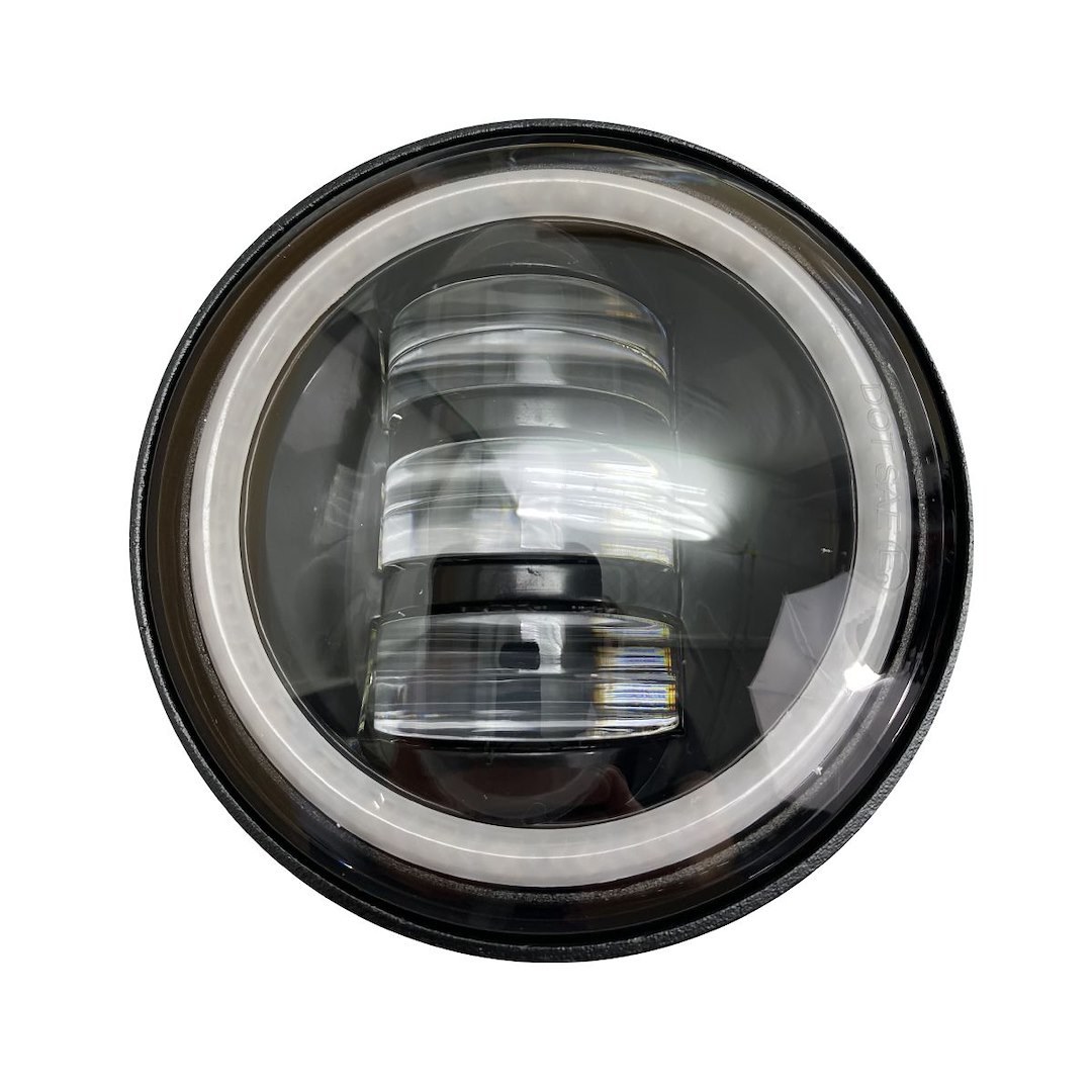 Race Sport Lighting Driving/ Fog Light, Colorsmart ®, LED Bulb, Two 7 Inch Round Headlight/ Two 4 Inch Round Fog Light, 10 Watt – RS3037050-C