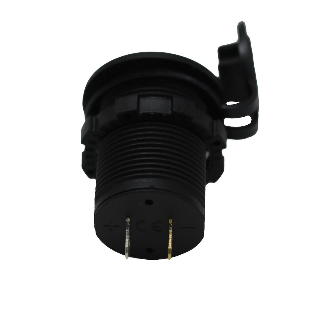 Race Sport Lighting Cigarette Lighter Power Adapter, Used to Charge Up to Two Devices Using USB Port, 3.1 Amp, With Blue LED Lights – RS50782