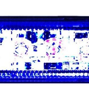 Race Sport Lighting Strobe Light Kit, 6 Ultra Slim Led’s, Black Housing, Clear Lens, Blue, Surface Mount, 12 Volt to 24 Volt, 18 Watt – RS70016B