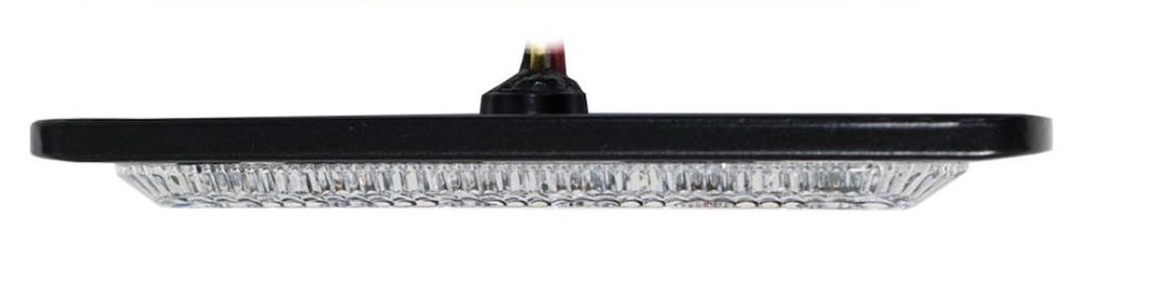 Race Sport Lighting Strobe Light Kit, 6 Ultra Slim Led’s, Black Housing, Clear Lens, Blue, Surface Mount, 12 Volt to 24 Volt, 18 Watt – RS70016B