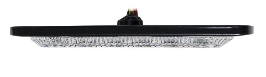 Race Sport Lighting Strobe Light Kit, 6 Ultra Slim Led’s, Black Housing, Clear Lens, White/ Amber, Surface Mount, 12 Volt to 24 Volt – RS70016W-A