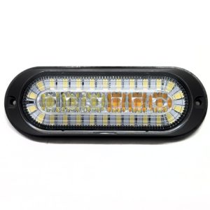 Race Sport Lighting Strobe Light Kit, Black Housing, Clear Lens, Amber, Surface Mount, With White LED DRL Function – RS7003AWD
