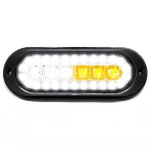 Race Sport Lighting Strobe Light Kit, Black Housing, Clear Lens, Amber, Surface Mount, With White LED DRL Function – RS7003AWD