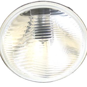 Race Sport Lighting Headlight Conversion Kit, Replaces H6024 Headlamps, 7 Inch Round OEM Style Lens, Fits H4/ HID/ LED/ Halogen Bulbs – RS-7006