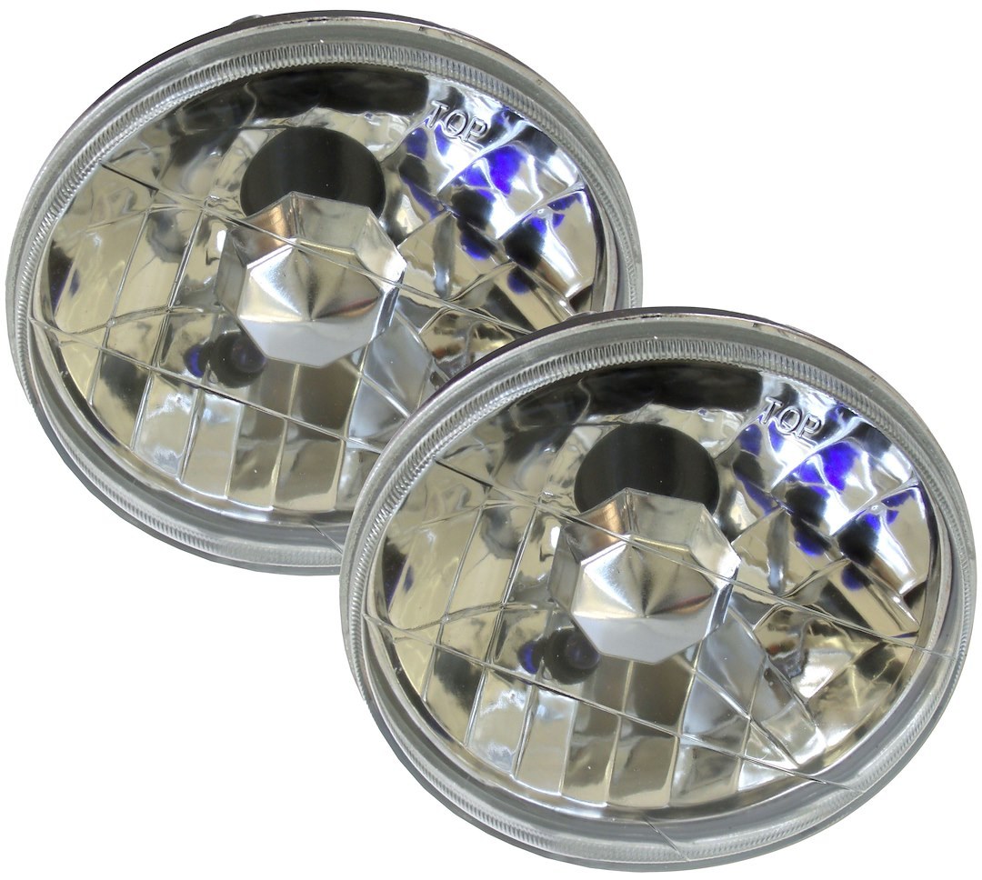 Race Sport Lighting Headlight Conversion Kit, Replaces H5006 Headlamps, 5 Inch Round Diamond Cut Style Lens – RS-7013