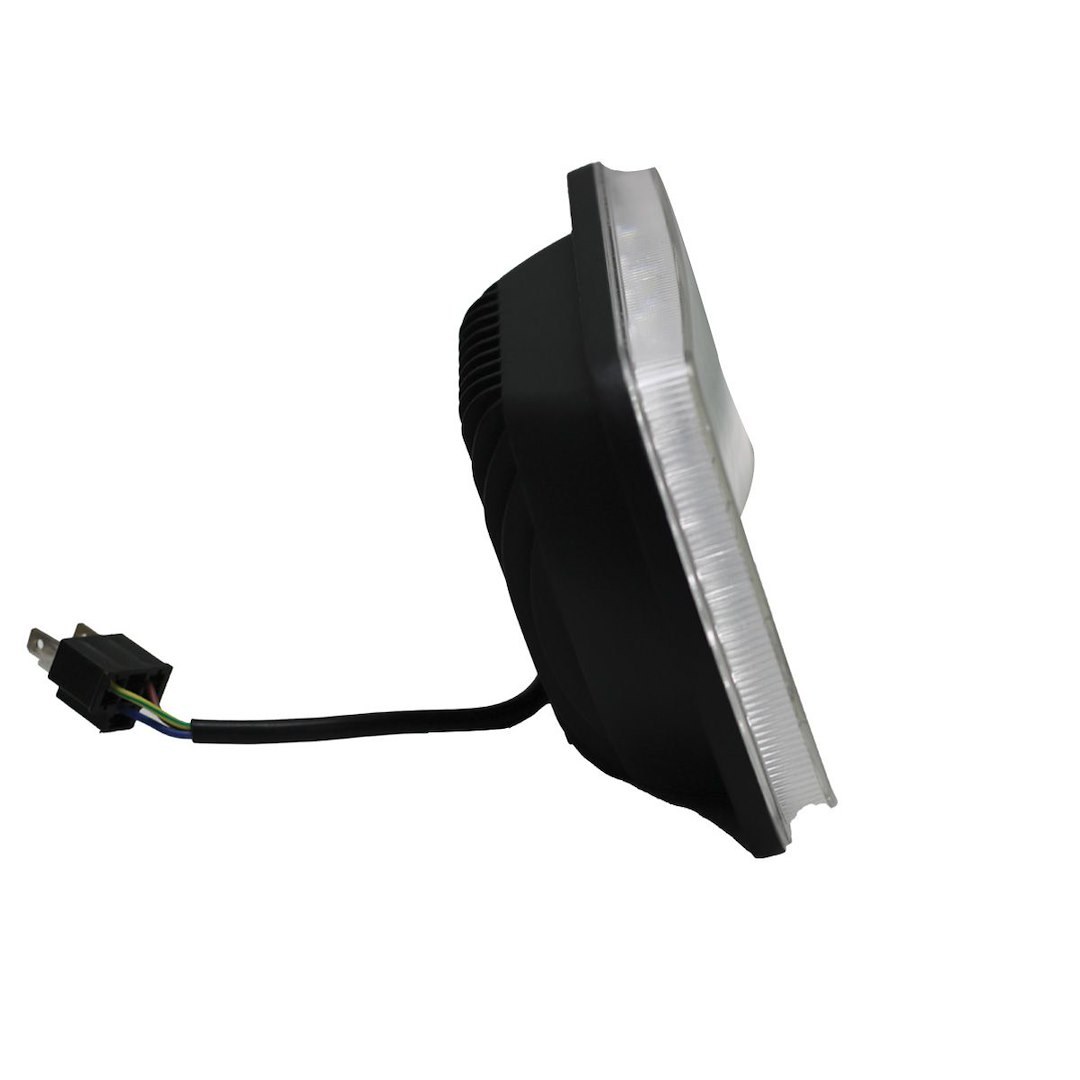 Race Sport Lighting Headlight Conversion Kit – LED, Replaces H6054 Headlamps, 7 Inch X 6 Inch Rectangle Sealed Beam Lens, Cree LED – RS-7X6-LEDC-PR