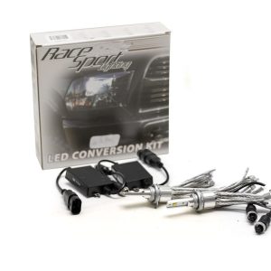 Race Sport Lighting Headlight Conversion Kit – LED, Gen 4 ®, 9012 Bulb, 12 Volt DC, 2700 Lumens, Without Turn Signal – 9012-G4LED